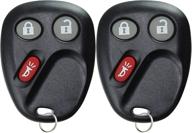 convenient pack of 2 keylessoption key fob replacements for lhj011 - hassle-free car keyless entry solution logo
