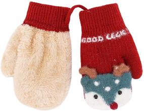 img 2 attached to 🧥 Stay Cozy in Style with Novias Choice Toddler Fingers Mittens: Girls' Cold Weather Accessories