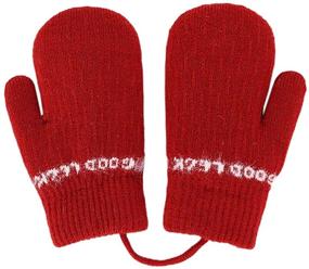 img 1 attached to 🧥 Stay Cozy in Style with Novias Choice Toddler Fingers Mittens: Girls' Cold Weather Accessories