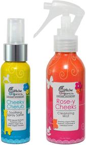img 1 attached to 🌹 Organic Rose Water Baby Cleansing Mist - Gentle Spray-On No-Rinse Cleanser for Your Baby's Delicate Tushy; Soothing Formula with Calendula and Chamomile Extracts; 4 fl oz