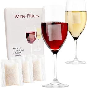 img 4 attached to 🍷 TROBING Wine Filter 36 Bags: Say Goodbye to Wine Headaches, Nausea, and Allergies!