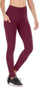 img 3 attached to 🩲 Heathyoga Women's High Waisted Yoga Pants with Pockets - Stylish Leggings for Workouts