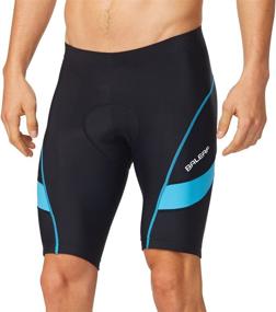 img 4 attached to 🚴 Enhanced BALEAF Men's Cycling Shorts with 3D Padding for Road Bike, MTB, and Gravel Biking - Pockets Included, UPF 50+