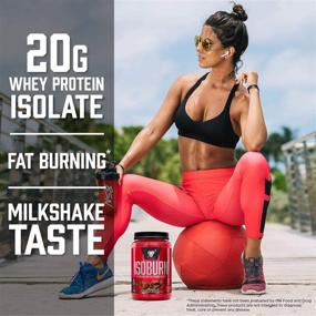 img 2 attached to 🏋️ BSN ISOBURN Lean Whey Protein Powder with L-carnitine - Chocolate Milkshake, 20 Servings, 1.32 Pound (Pack of 1) - Fat Burner for Weight Loss