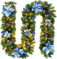 christmas garland decoration artificial ornaments logo