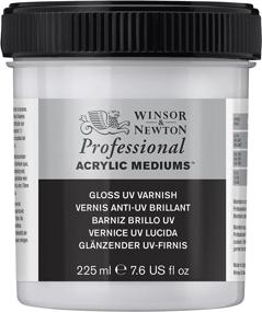 img 1 attached to Enhance Your Artwork with Winsor & Newton Professional Acrylic Medium Gloss UV Varnish, 225ml