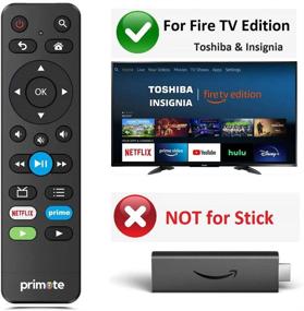 img 3 attached to Улучшенное дистанционное управление для всех телевизоров Insignia Fire/Smart TV Edition (за исключением голосового поиска) [Несовместимо с Fire Stick]