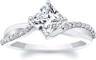 carat moissanite engagement rings women women's jewelry for wedding & engagement logo