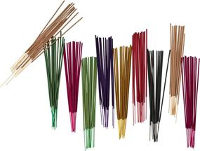 img 1 attached to 🌿 Natural Incense Stick Variety Pack for Neutralizing Cooking, Smoking, and Pet Odors – 120 Hand-Dipped Sticks in 10 Invigorating Scents by Odor Eliminator