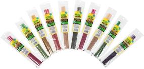 img 3 attached to 🌿 Natural Incense Stick Variety Pack for Neutralizing Cooking, Smoking, and Pet Odors – 120 Hand-Dipped Sticks in 10 Invigorating Scents by Odor Eliminator