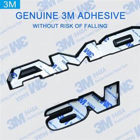 img 1 attached to Накладки Auto Rover Blackout Emblems Overlays KIT совместимы с Taco 2016-2021 OEM ABS Plastic (Матовый чёрный, 5 шт)