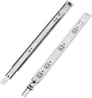 🗄️ set of six 16-inch heavy duty drawer slides with lubricated steel ball bearings, full extension logo