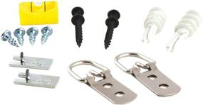 img 2 attached to HANGMAN HDK 13-Piece Heavy-Duty D-Ring Picture-Hanging Kit, Vibrant Colors