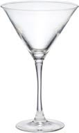 🍸 amazon basics chelsea martini glass set, 10-ounce, set of 6: stylish elegance for perfect martini moments logo