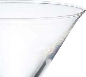 img 2 attached to 🍸 Amazon Basics Chelsea Martini Glass Set, 10-Ounce, Set of 6: Stylish Elegance for Perfect Martini Moments