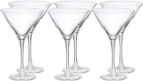 img 3 attached to 🍸 Amazon Basics Chelsea Martini Glass Set, 10-Ounce, Set of 6: Stylish Elegance for Perfect Martini Moments