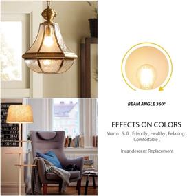 img 3 attached to LVWIT Filament Equivalent Non Dimmable UL Listed: Authentic Quality for Efficient Lighting