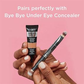 img 2 attached to Heavenly Luxe Dual Airbrush Concealer Brush #2 - 2-in-1 Brush for Liquid & Cream Concealer - Buff Away Imperfections - Featuring Award-Winning Heavenly Luxe Hair