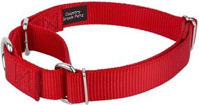 img 3 attached to 🐶 Heavy Duty Nylon Martingale Dog Collar by Country Brook Petz