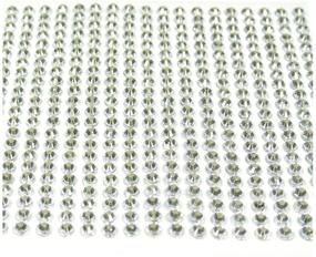 img 4 attached to Wrapables® Crystal Diamond Adhesive Rhinestones