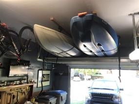 img 2 attached to Efficient StoreYourBoard Canoe Ceiling Storage Hoist: Hi Lift Pulley Rack for Home and Garage, Pro Solution