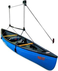 img 4 attached to Efficient StoreYourBoard Canoe Ceiling Storage Hoist: Hi Lift Pulley Rack for Home and Garage, Pro Solution