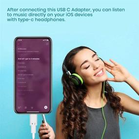 img 1 attached to Адаптер MeloAudio iOS: Быстрая зарядка и передача данных для iOS-устройств с разъемом USB C Female на разъем iOS Male - Совместим с конвертером USB C кабеля и наушниками с разъемом USB C