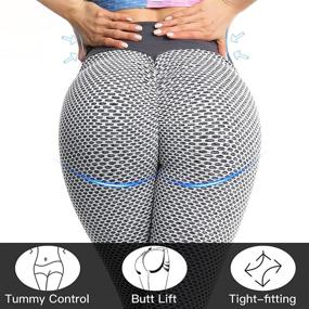 img 2 attached to ✨ Высокотехнологичная одежда IMIVIO Active Control Waisted Seamless Leggings для девочек - высокопроизводительная одежда