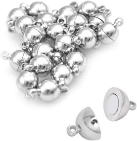 img 4 attached to Magnetic Leathercraft Accessories FLQ246 6S Silver Plated