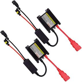 img 4 attached to High-Performance HID Ballast: COROTC 2PCS Super Slim Xenon Ballast DC 12V HID Ballast for H1 H3 H7 H8 H9 H11 9005 9006 H4 35Watts