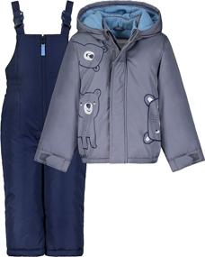 img 2 attached to 🧥 Boys' Snowsuit Jackets & Coats - Carter's Heavyweight 2 Piece Ski suit