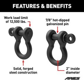 img 2 attached to Aries Automotive 2166071 Shackles