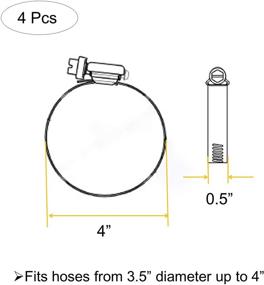 img 1 attached to Versatile Stainless Steel Duct Clamps