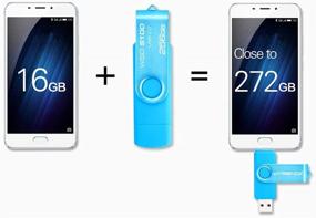 img 2 attached to 📱 WANSENDA OTG USB Flash Drive: Expand Your Android/PC/Tablet/Mac Storage with up to 256GB Capacity