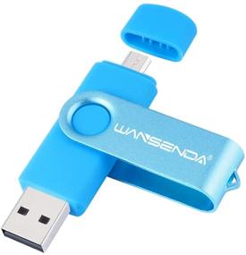 img 4 attached to 📱 WANSENDA OTG USB флеш-накопитель: Расширьте свое хранилище Android/PC/Tablet/Mac до 256 ГБ емкости