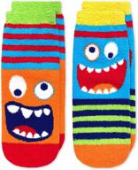 👣 носки jefferies monster non skid slipper для мальчиков: непревзойденный комфорт и безопасность. логотип