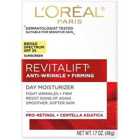 img 3 attached to L'Oreal Paris Skincare Revitalift Anti-Aging Face Moisturizer with SPF 25, Pro-Retinol, and Centella Asiatica - Paraben Free, Sensitive Skin Friendly, 1.7 oz.