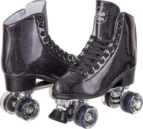 img 4 attached to 🌟 C SEVEN Sparkly Outdoor Roller Skates: Enhanced with Faux Leather