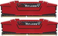 g.skill ripjaws v series 32gb ddr4 2400 cl15 desktop memory model f4-2400c15d-32gvr - dual channel sdram for enhanced performance logo