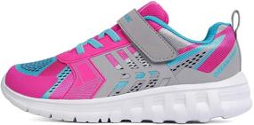 img 2 attached to DREAM PAIRS KD18002K Girls' Lightweight and Breathable Shoes for Enhanced Comfort