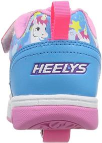 img 2 attached to Фиолетовые детские спортивные кроссовки Rainbow от HEELYS.