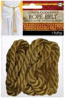 🌈 amscan 844234 gold rope belt for gods & goddesses in multicolor logo