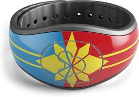 img 3 attached to 🌟 Captain Marvelous Vinyl Decal Wrap Cover: Enhance Your Disney MagicBand 2 with Design Skinz