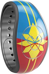 img 2 attached to 🌟 Captain Marvelous Vinyl Decal Wrap Cover: Enhance Your Disney MagicBand 2 with Design Skinz