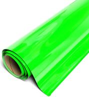 🌟 siser easyweed htv 11.8" x 3ft roll: fluorescent green iron-on heat transfer vinyl for diy projects logo