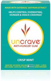 img 4 attached to 🌱 Uncrave Gum with Satiereal Saffron Extract - Control Cravings, Suppress Appetite, and Support Healthy Weight Management - Boost Mood - Crisp Mint Flavor, 7-Pack Box