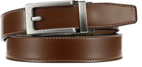 img 3 attached to Chaoren Leather Ratchet Comfort Adjustable