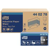 tork industrial paper wiper, top-pak, 4-ply, 12.8&#34; w x 16.4&#34; l logo