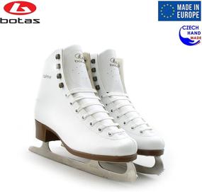 img 1 attached to ⛸ Regina Botas Figure Ice Skates - Premium Quality Blades from Czech Republic for Women, Girls, and Kids - Exclusive Nicole Design in Elegant White Color