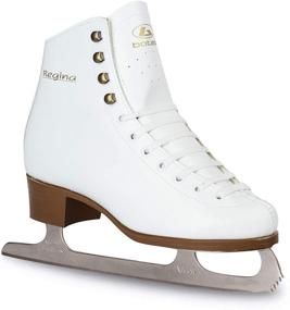img 4 attached to ⛸ Regina Botas Figure Ice Skates - Premium Quality Blades from Czech Republic for Women, Girls, and Kids - Exclusive Nicole Design in Elegant White Color
